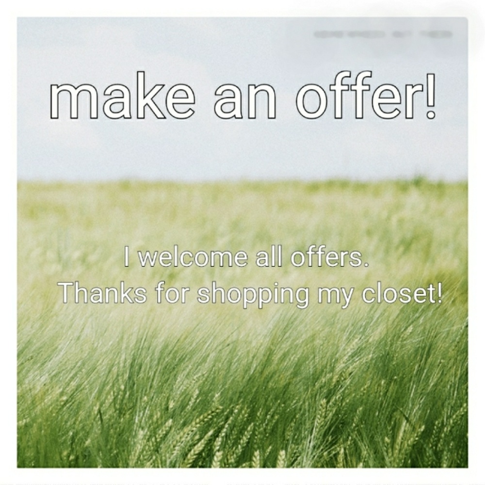 All reasonable offers accepted!